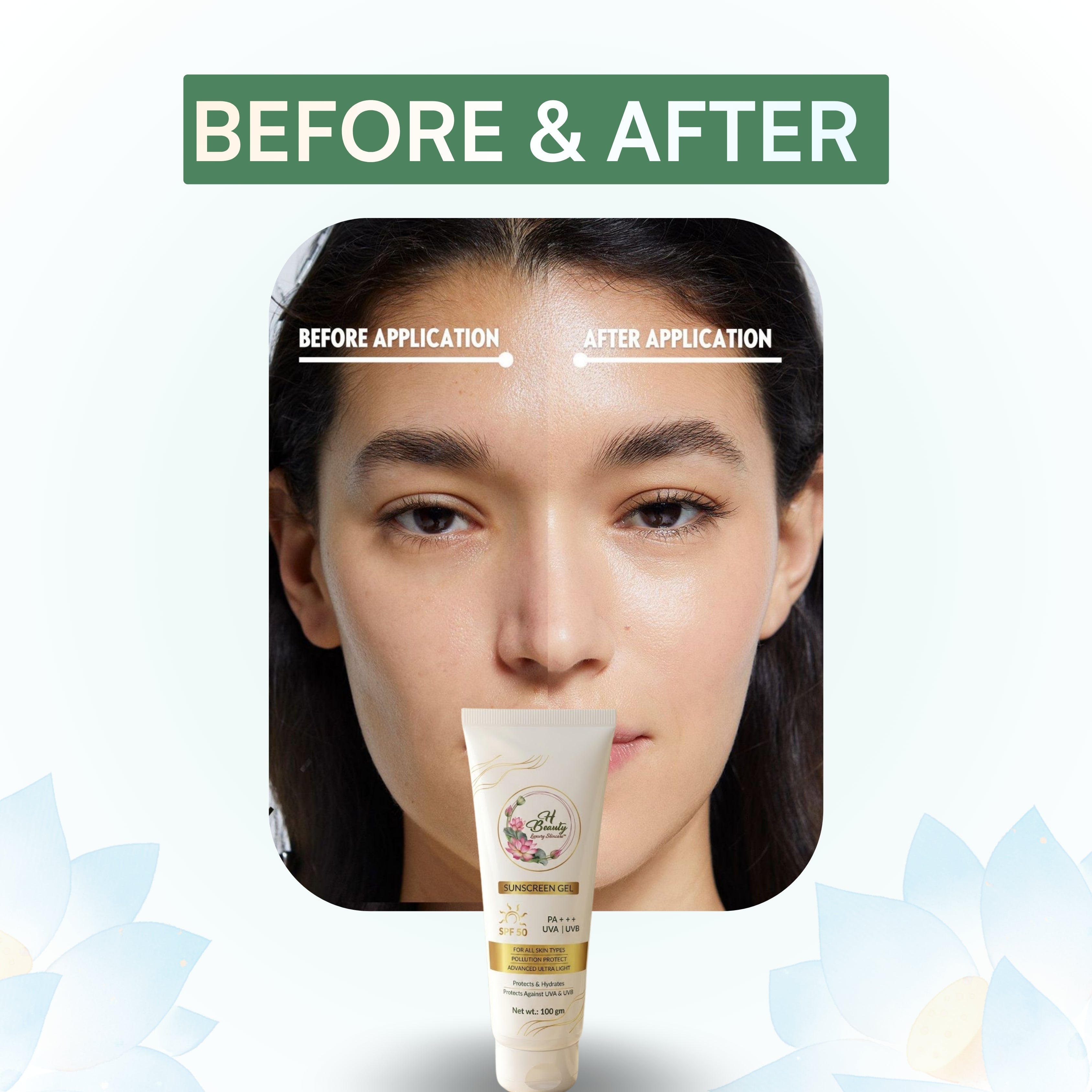 SPF50 Sunscreen Gel
