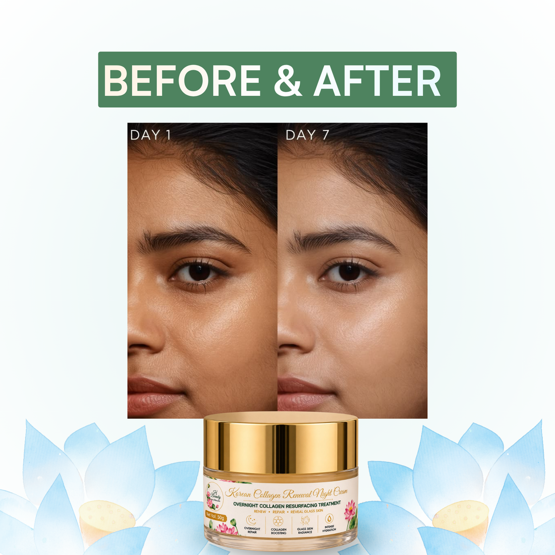 Korean Collagen Renewal Night Cream