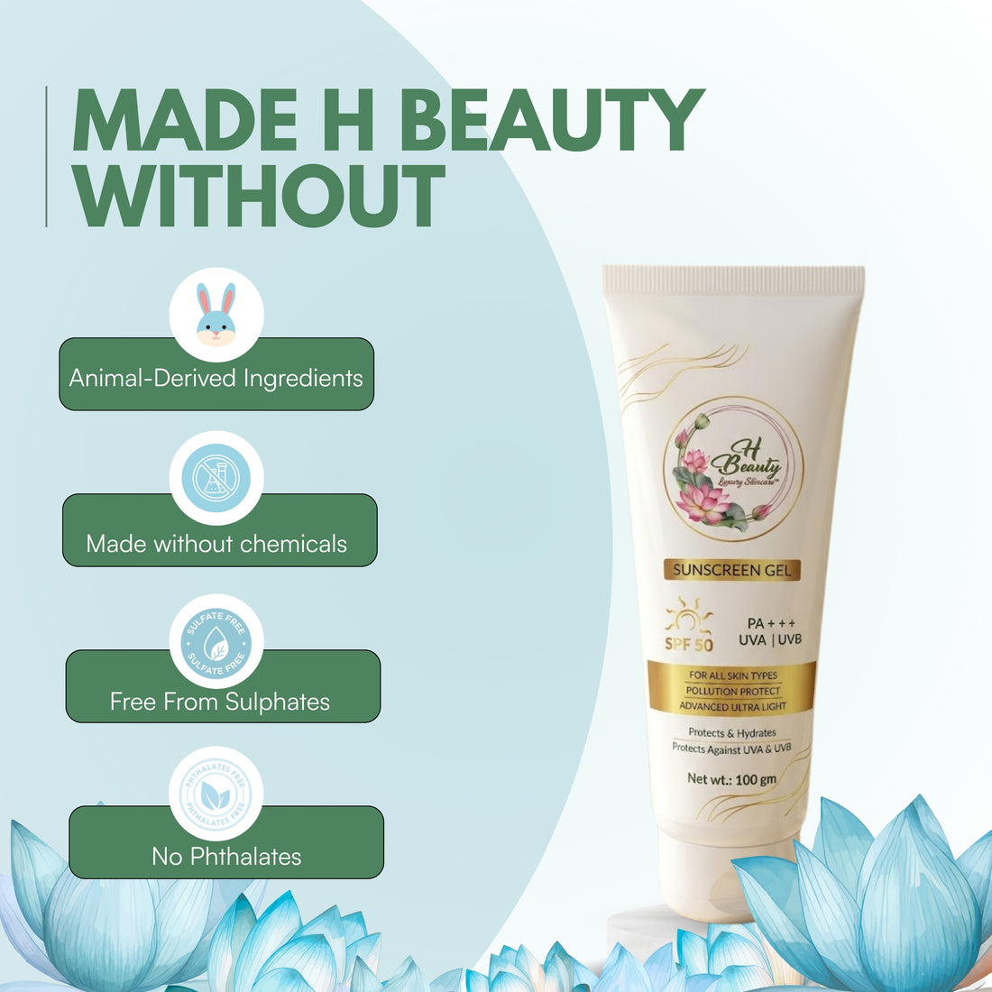 SPF50 Sunscreen Gel