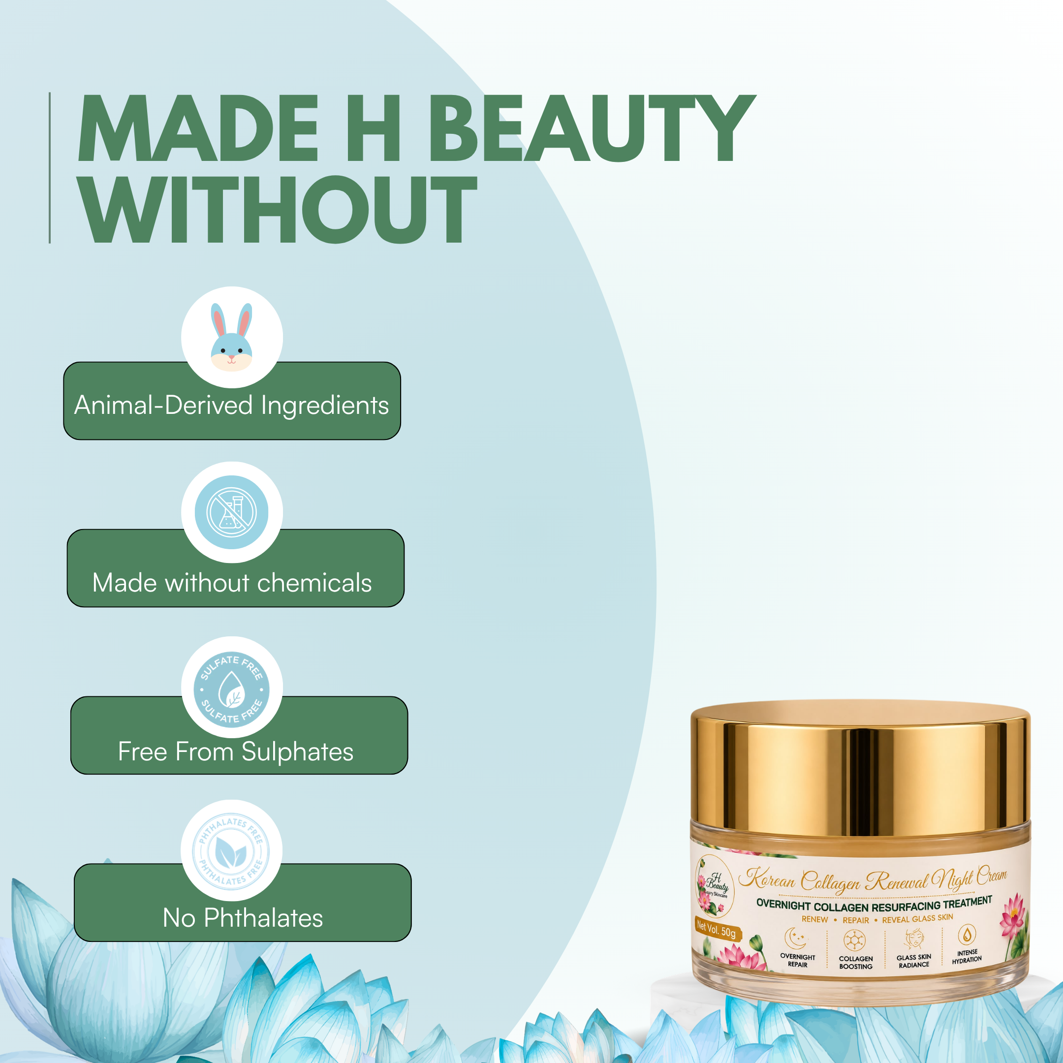 Korean Collagen Renewal Night Cream
