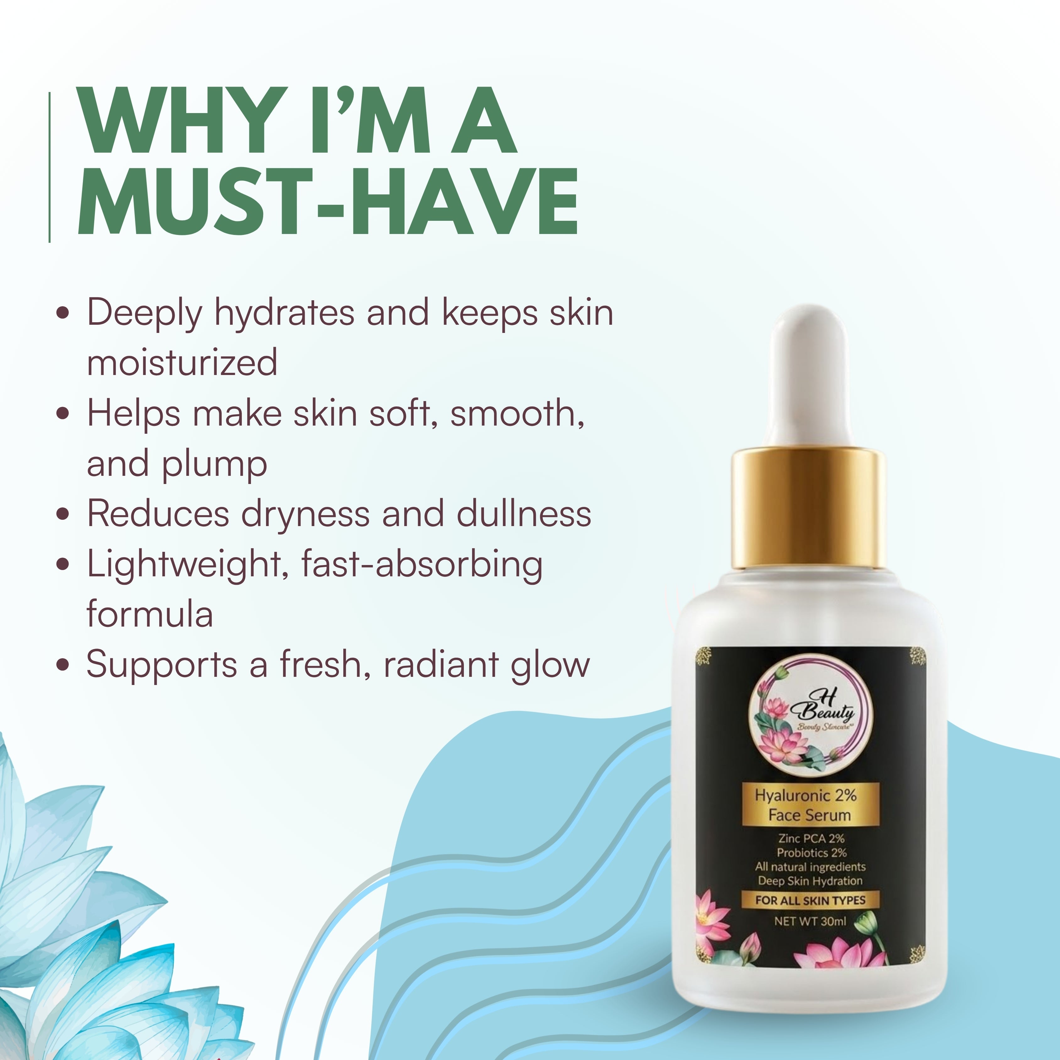Hyaluronic 2% Face Serum