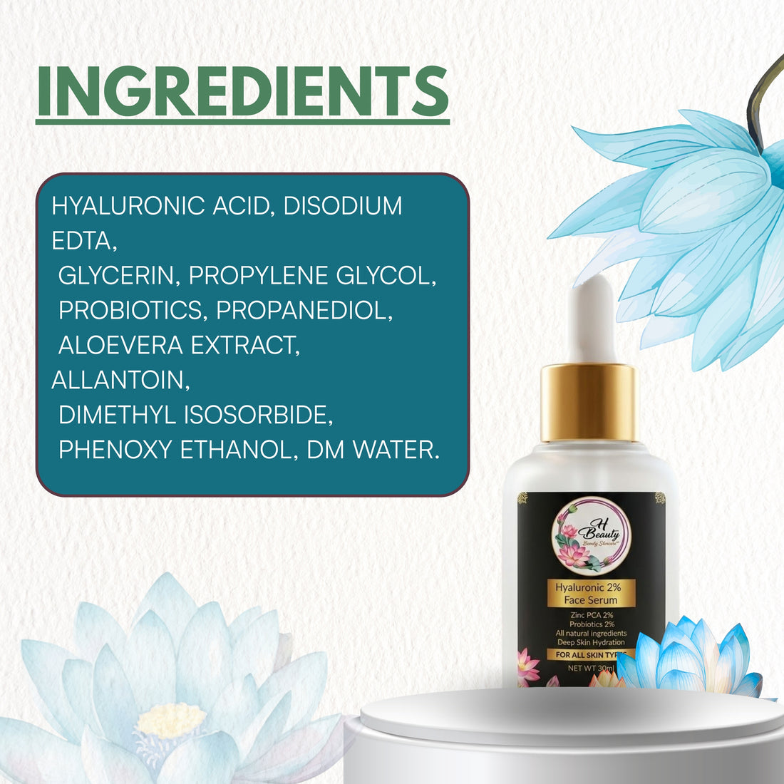Hyaluronic 2% Face Serum