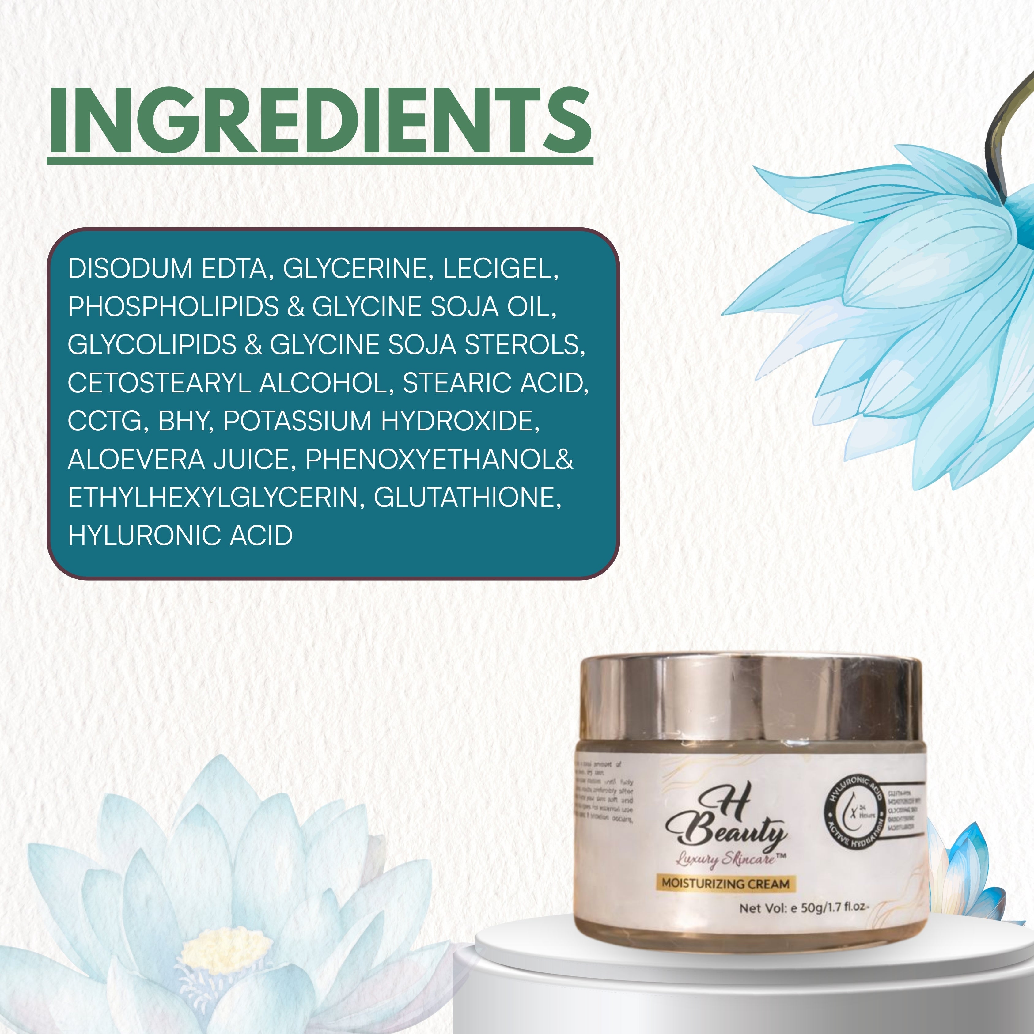 Moisturiser Cream
