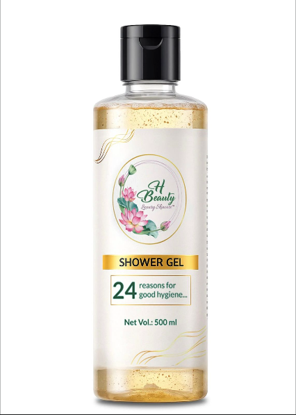 H Beauty Shower Gel - 24 Reasons for Good Hygiene with Exfoliating Beads (500ml)