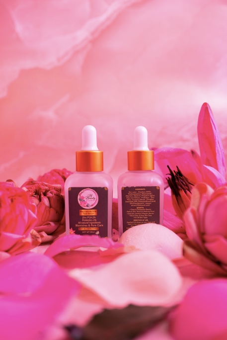 H Beauty Niacinamide 10% Face Serum - Zinc PCA 2% + Probiotics 2% for All Skin Types (10ml)